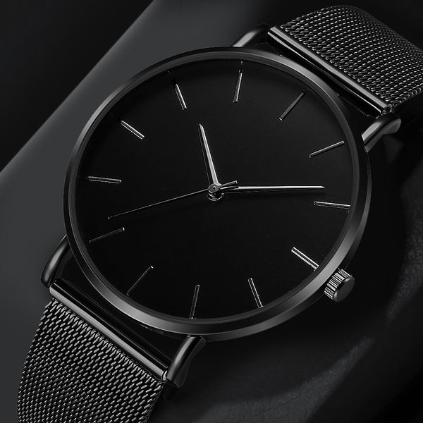 Black Stainless Steel Watch