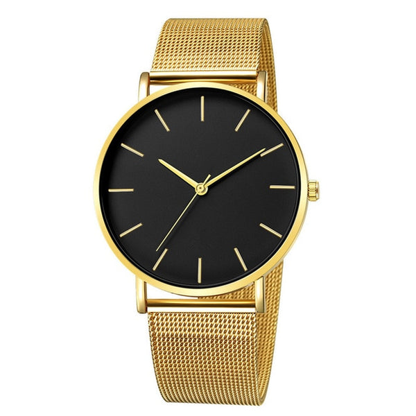 Black Stainless Steel Watch