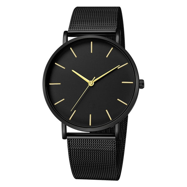 Black Stainless Steel Watch