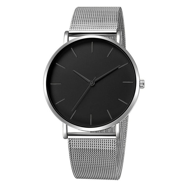 Black Stainless Steel Watch