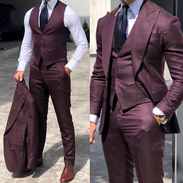 Slim Fit 3 P Suit