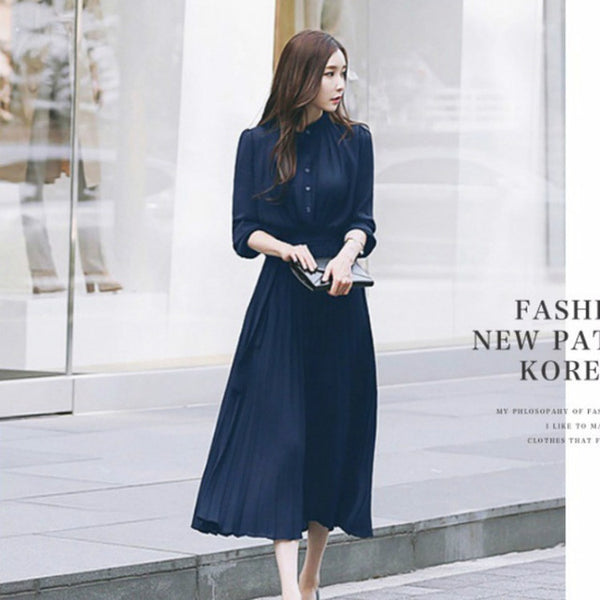 Pleated Spring Dress
