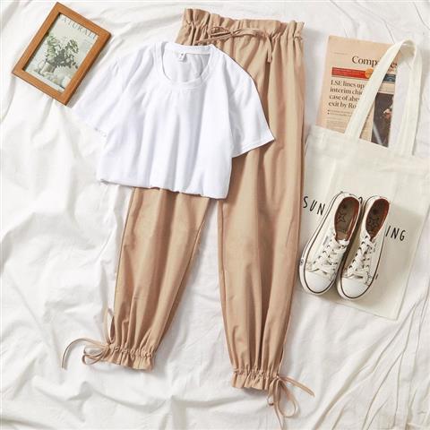2 Piece Set Cartoon Print