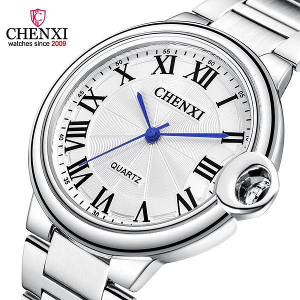 Silver Waterproof Wristwatch