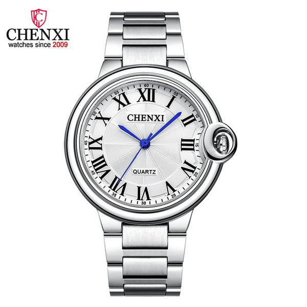 Silver Waterproof Wristwatch