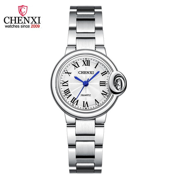 Silver Waterproof Wristwatch
