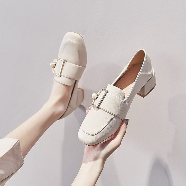 British Style Chunky Heels